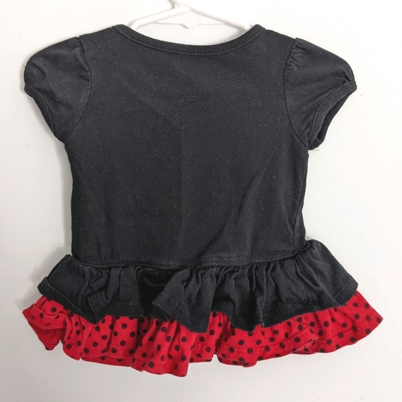 Elmo cutie black and red ruffle tee-shirt - Picture 2 of 4